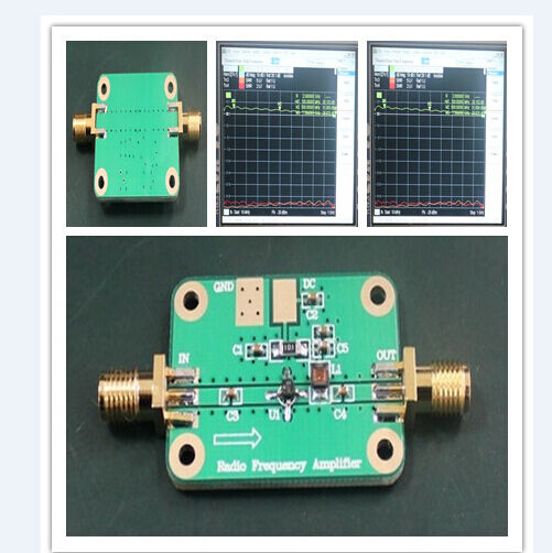 32dB 2Ghz 1-2000MHz Low Noise LNA RF Broadband Amplifier Module HF VHF UHF 6-12V