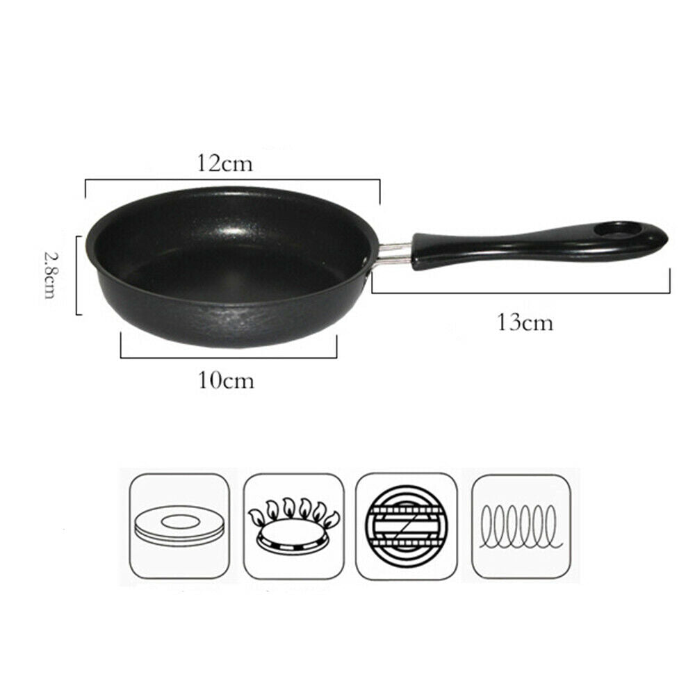 Round Non-stick Skillet Pan Omelette Breakfast Mini Saucepan Mini Cookware New*
