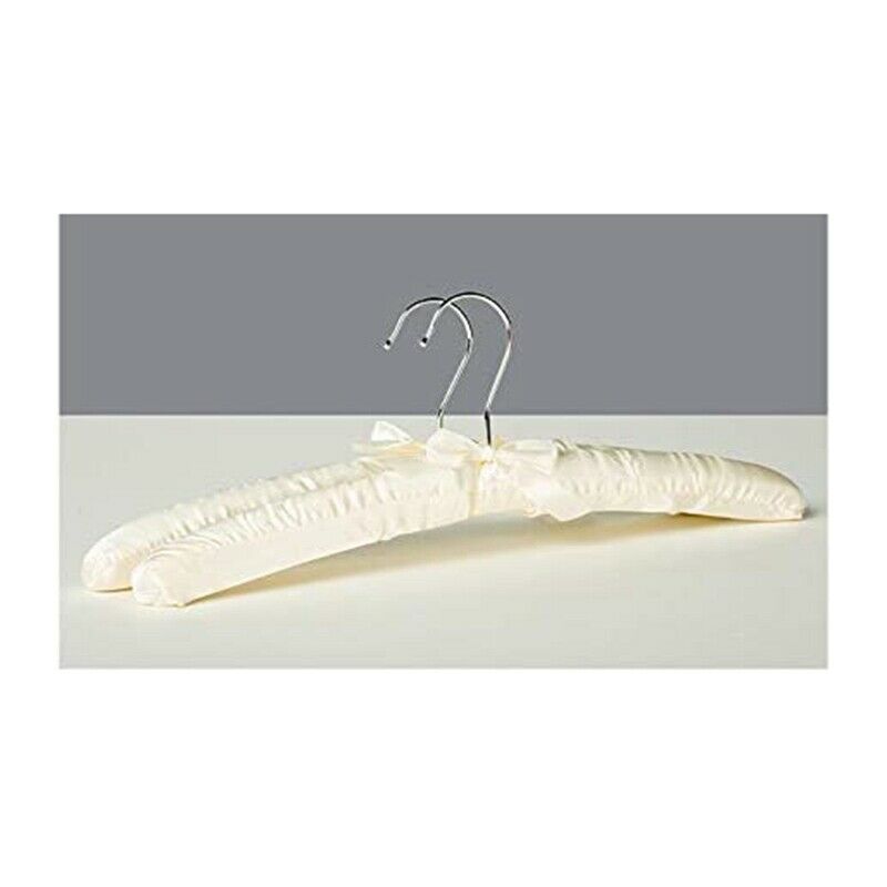 Satin Padded Hangers for Delicate Wedding Dresses Silk Hangers with Anti-RusJ9N7