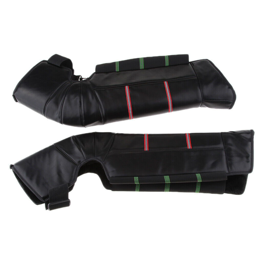 70cm Knee Leg Sleeve Warmers Plush Lining Kneepad Protector Adjustable