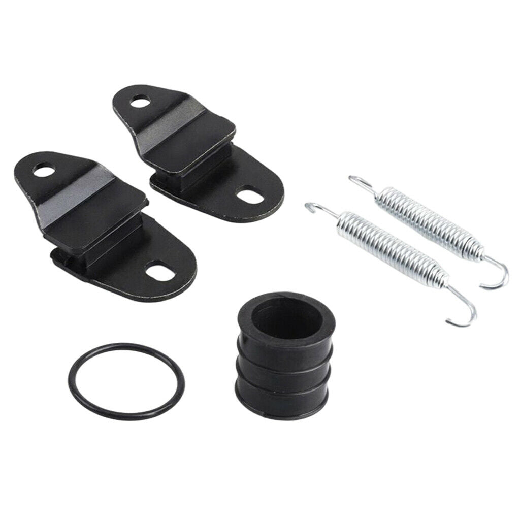 Durable Exhaust Muffler Bracket with Cylinder Spring&Washer for Yamaha 87-06