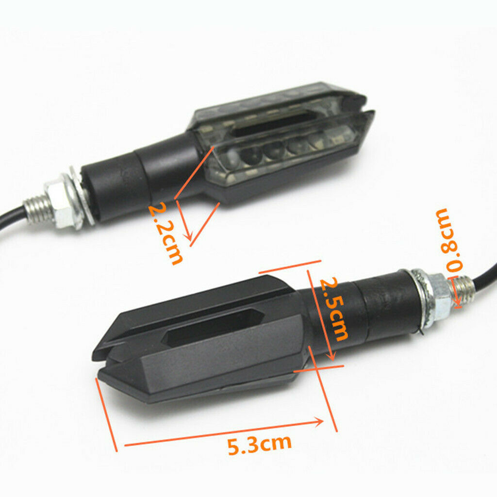 2x Brake Light Turn Indicator Lights LED Current Signal Motorcycle