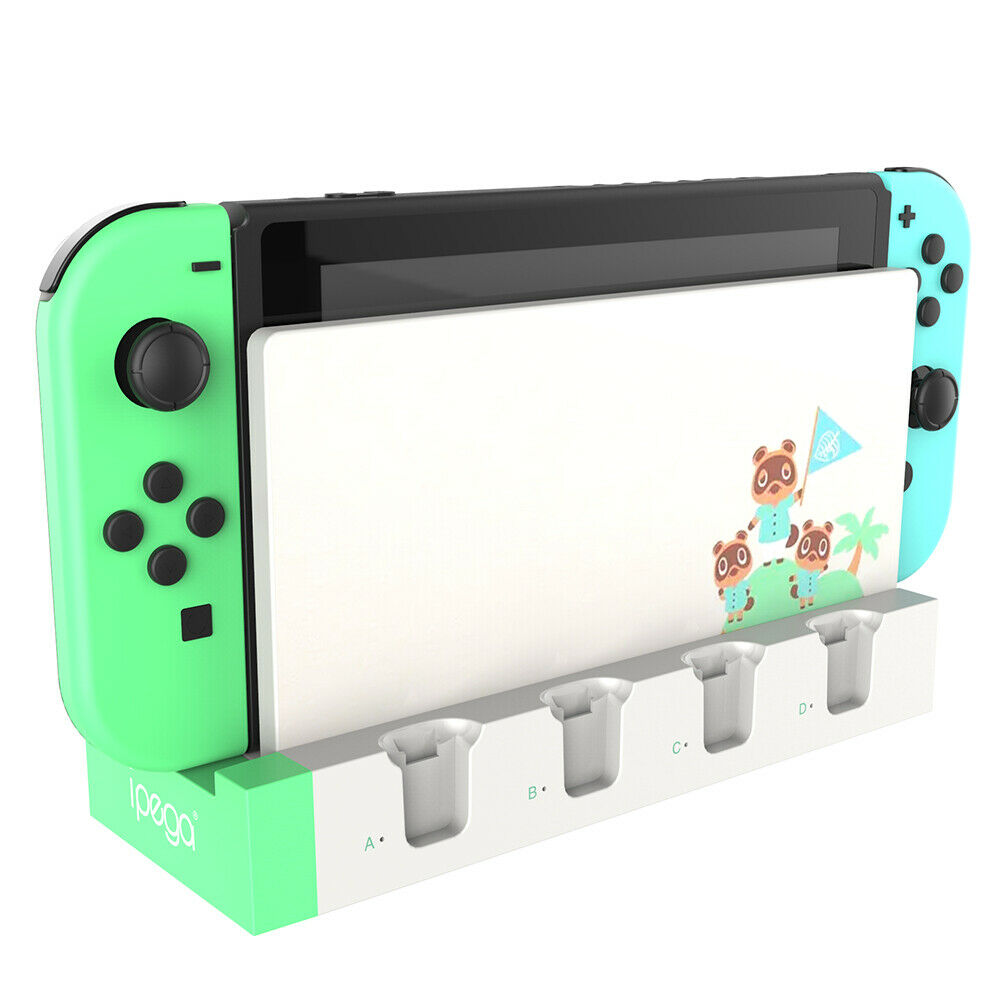 PG-9186A Game Controller Charger Charging Stand for Nintendo Switch Joy Con @