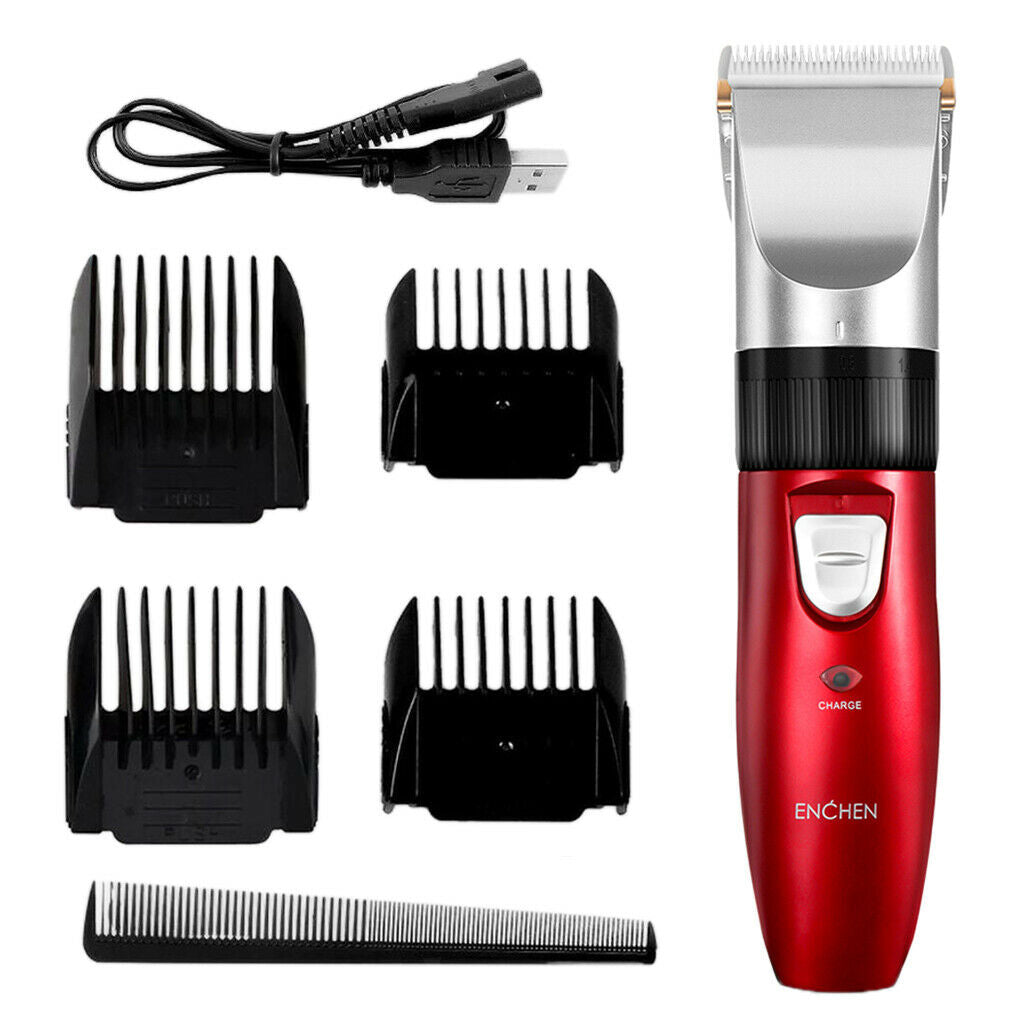 2 Set Family Child Male Electric Hair Clipper & Accessories Rechargeable