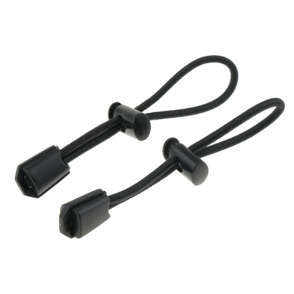 2X Backpack Hiking Stick Holder Walking Pole Fixing Buckle Rope Elastic Rope
