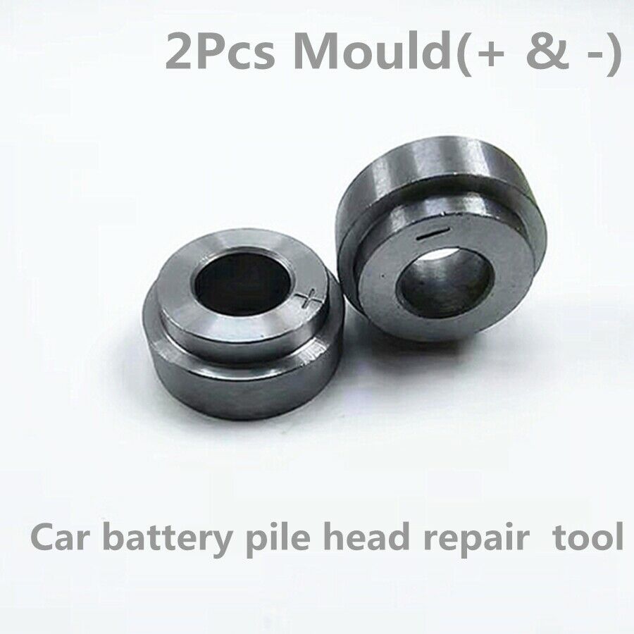 New 2 Pcs Car Battery Pile Head Repair  Tool 18mm & 16mm Mould