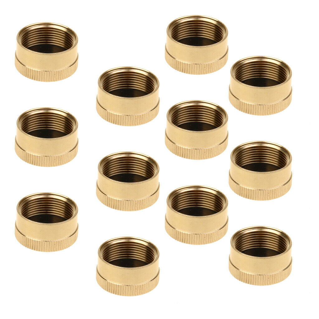 12 Pieces Made of Solid Brass Lids 1 Lb Bottle  Smaller