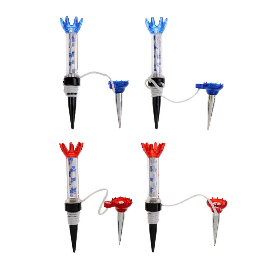 4X 4pcs  Golf Tees Golfer Training Accessory With Anchor -