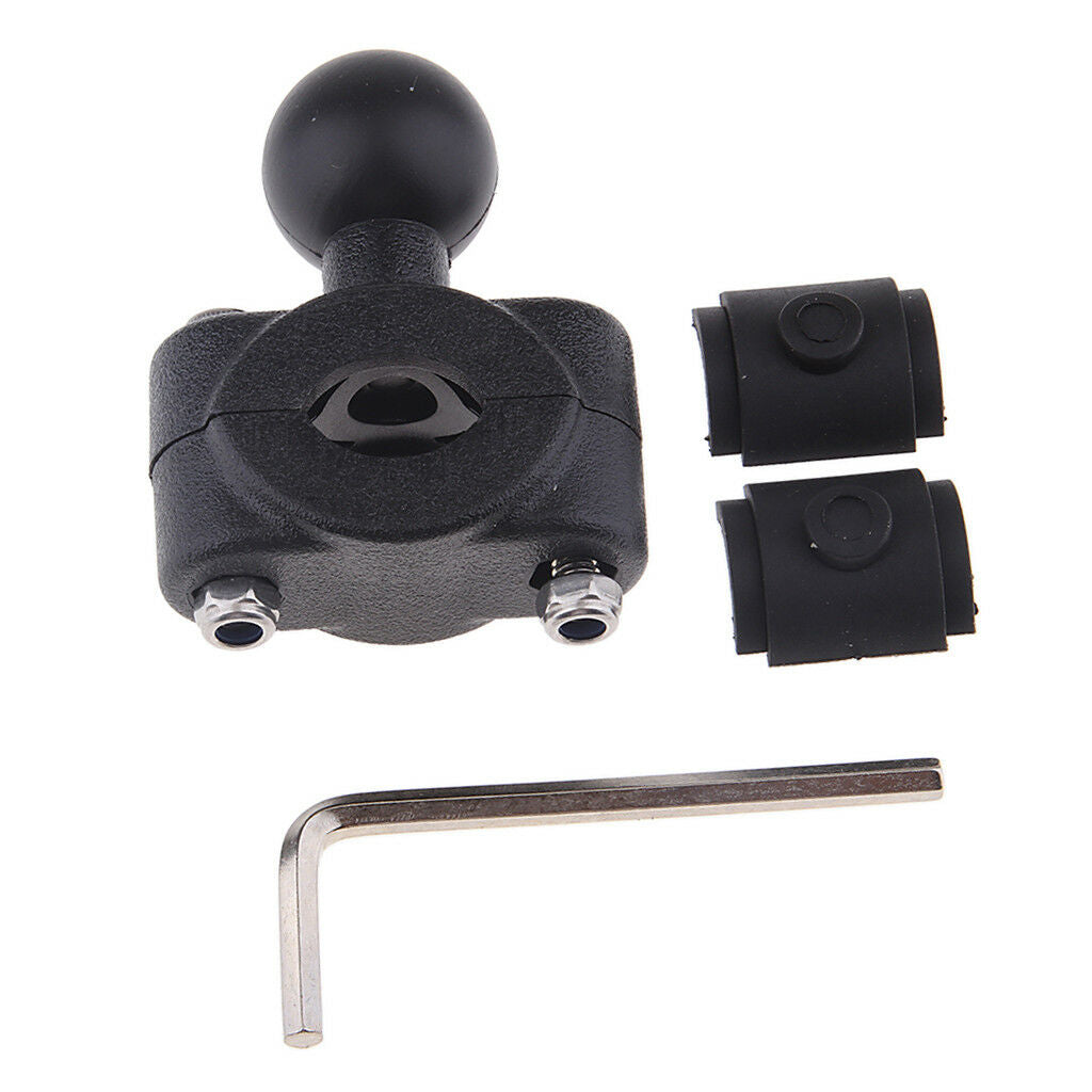 1" Ball (25mm) Adapter Clamp Motorcycle Rear View Mirror Mounts for Phone