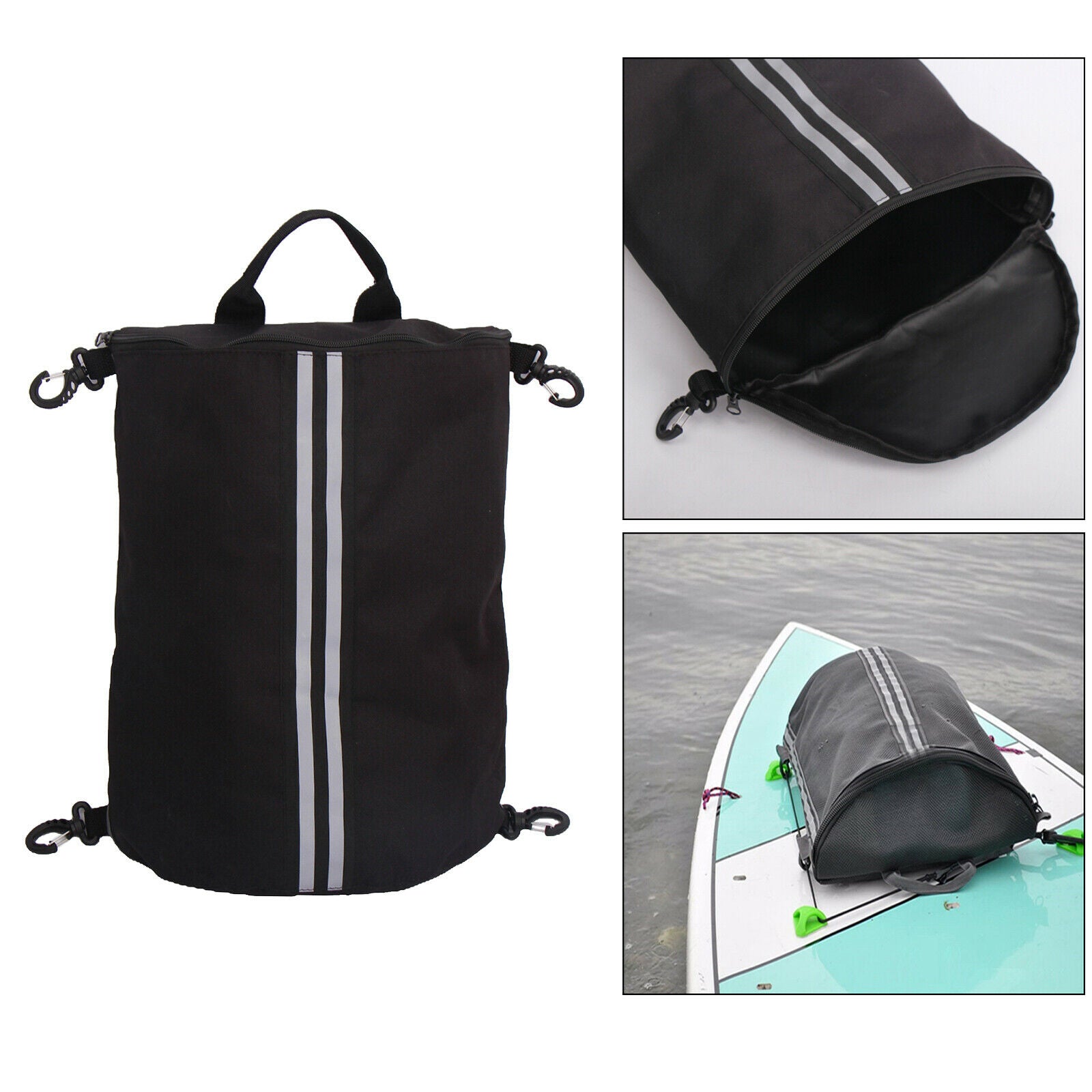 Stand Up Deck Storage Bag Equipment Accessories for Kayak Rafting Pump Oar