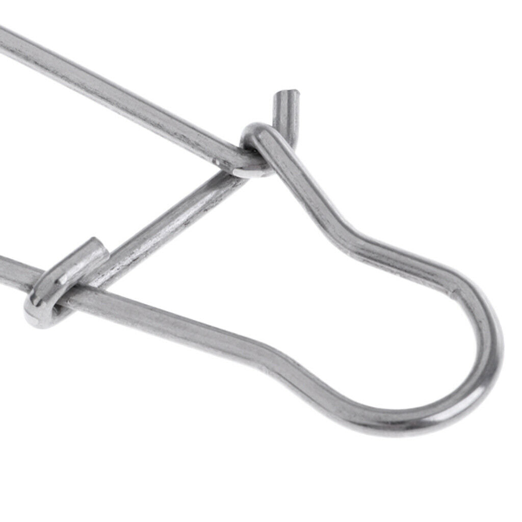 Fishing  Lock Snaps Rigged In Seconds Stainless Steel Flexible Rotation