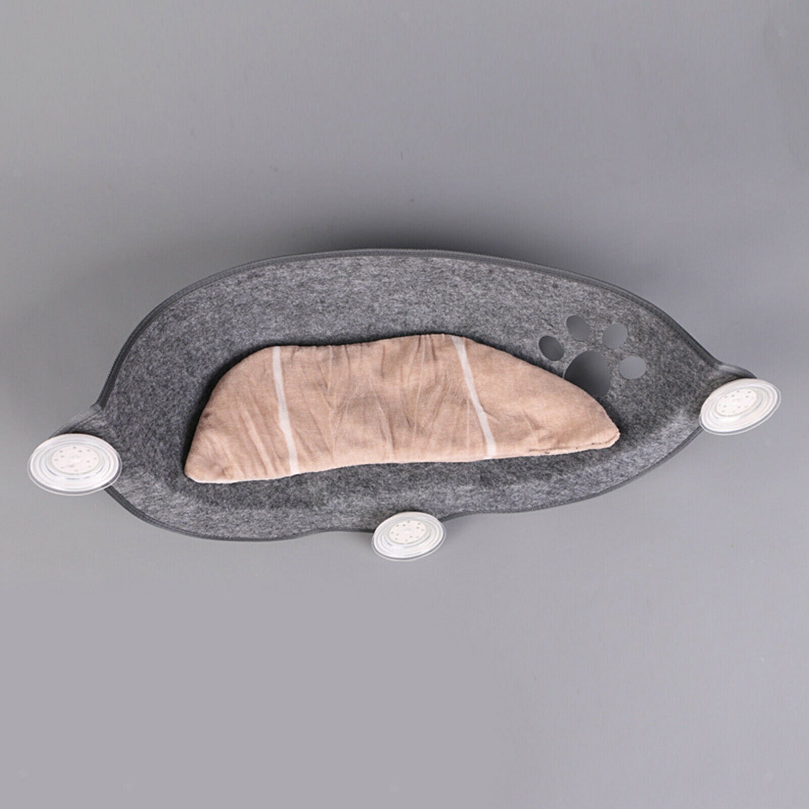 Soft Cat Hammock Cars Sunny Felt Bed Suction Cup Perch Washable Cushion Seat