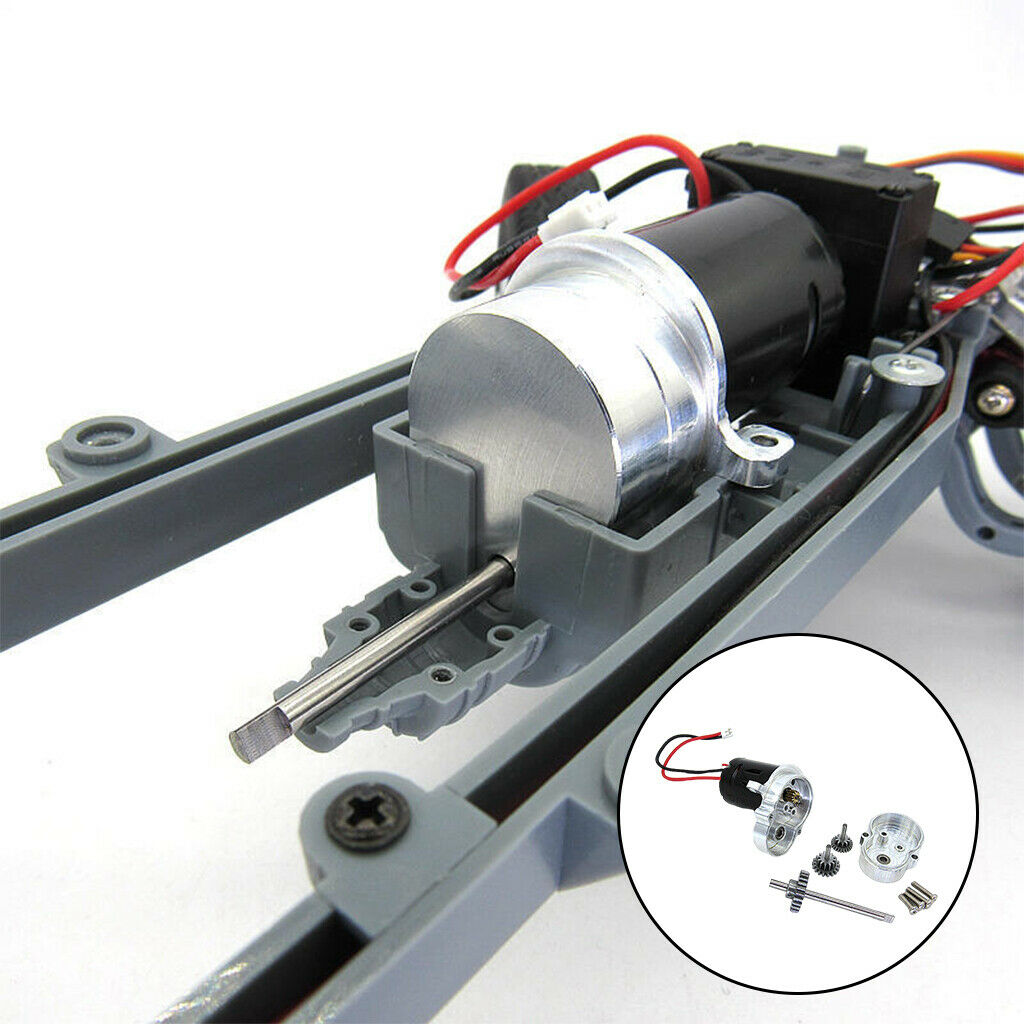 RC Gear Case Gear with 370 Brush Motor 1:10 for WPL D12 Vehicles Replacement