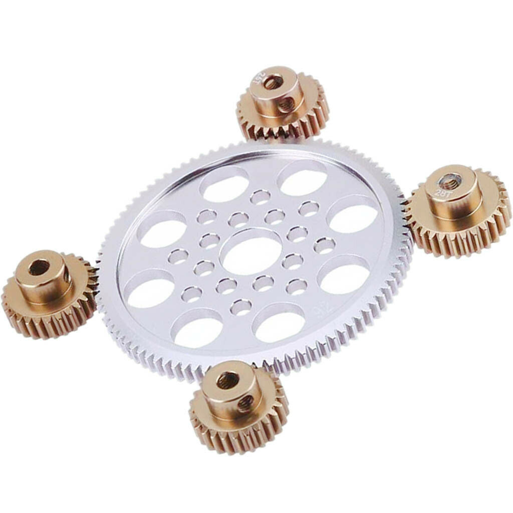 RC 48P Pinions Motor Gears 24 T Teeth Kit for Sakura D3 XI Zero S 1:10 RC  Car