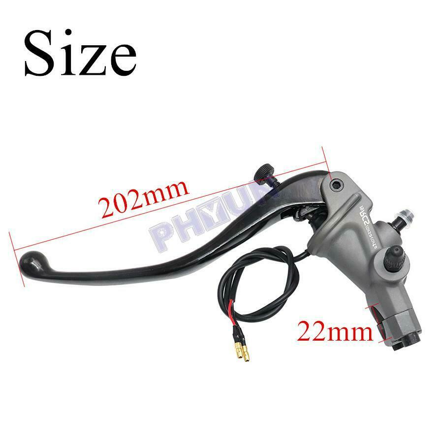 19 RCS CNC Motorcycle Left Brake Master Cylinder Cable Clutch Radial Brake Pump