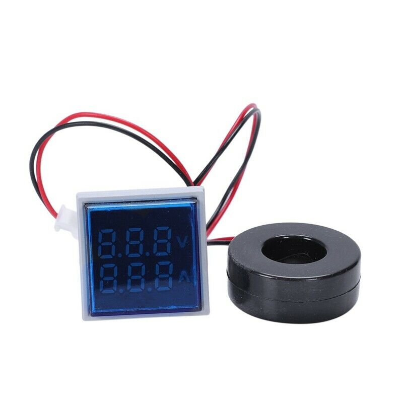 Led Digital Dual Display Voltmeter Ammeter Voltage Gauge Meter Ac 60-500V 0-10B3