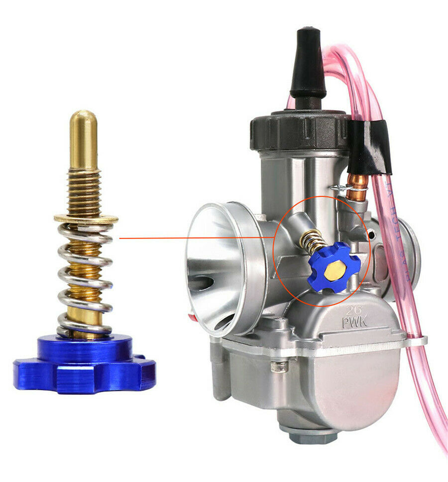 Universal Motorcycle Easy Air Fuel Mixture Idle Speed Adjuster Screw Red for PWK