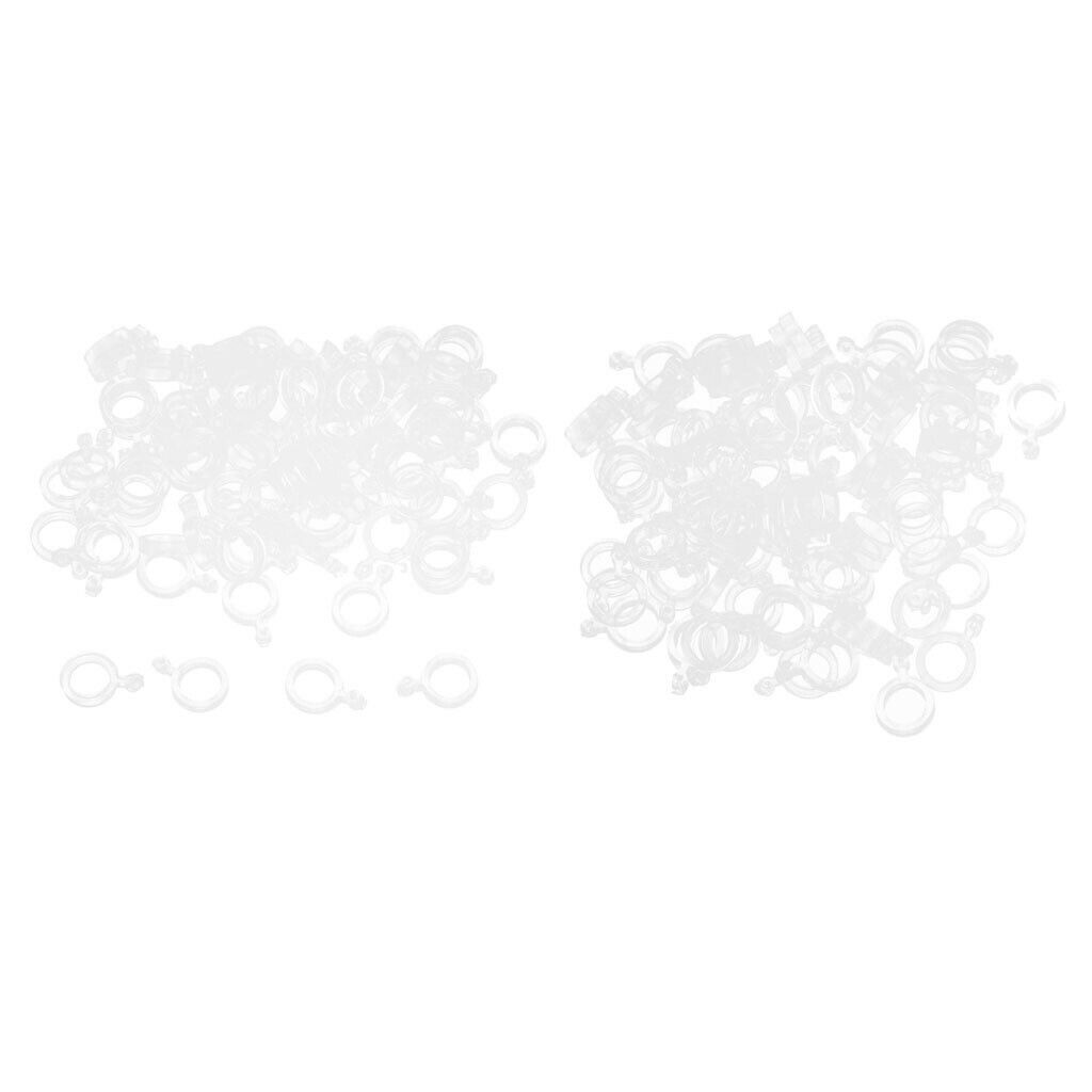 200pcs Fishing Pellet Bands Bloodworm Bait Rubber Lure Baits Bands 5mm 7mm