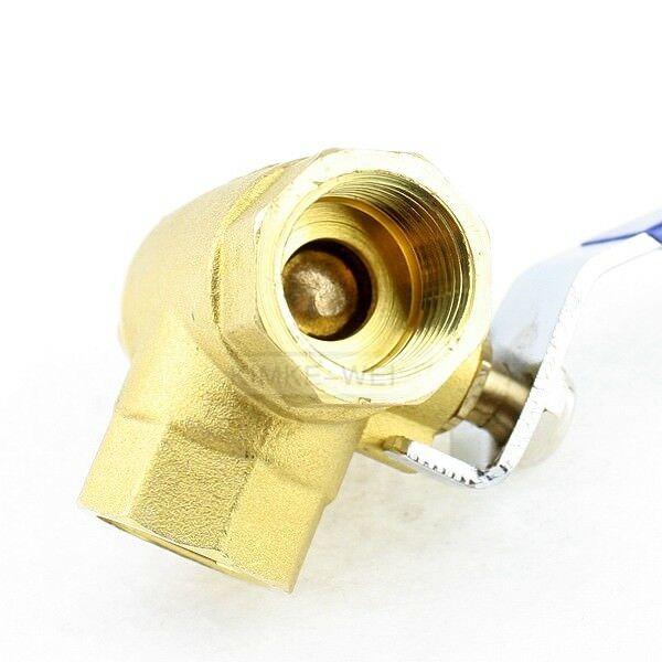 1/2" Brass 3 Way Ball Valve Full L-Port FemaleThread for Water, Oil, Gas New