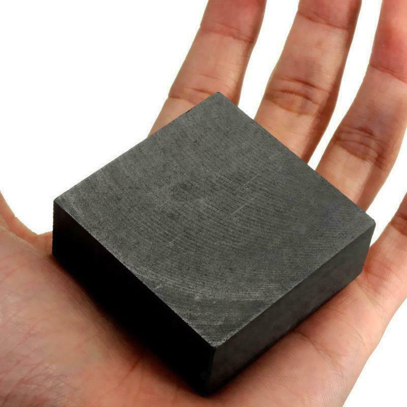 1pcs 99.9% High Purity Fine Grain Graphite Ingot Blank Block Sheet 50x50x20mm