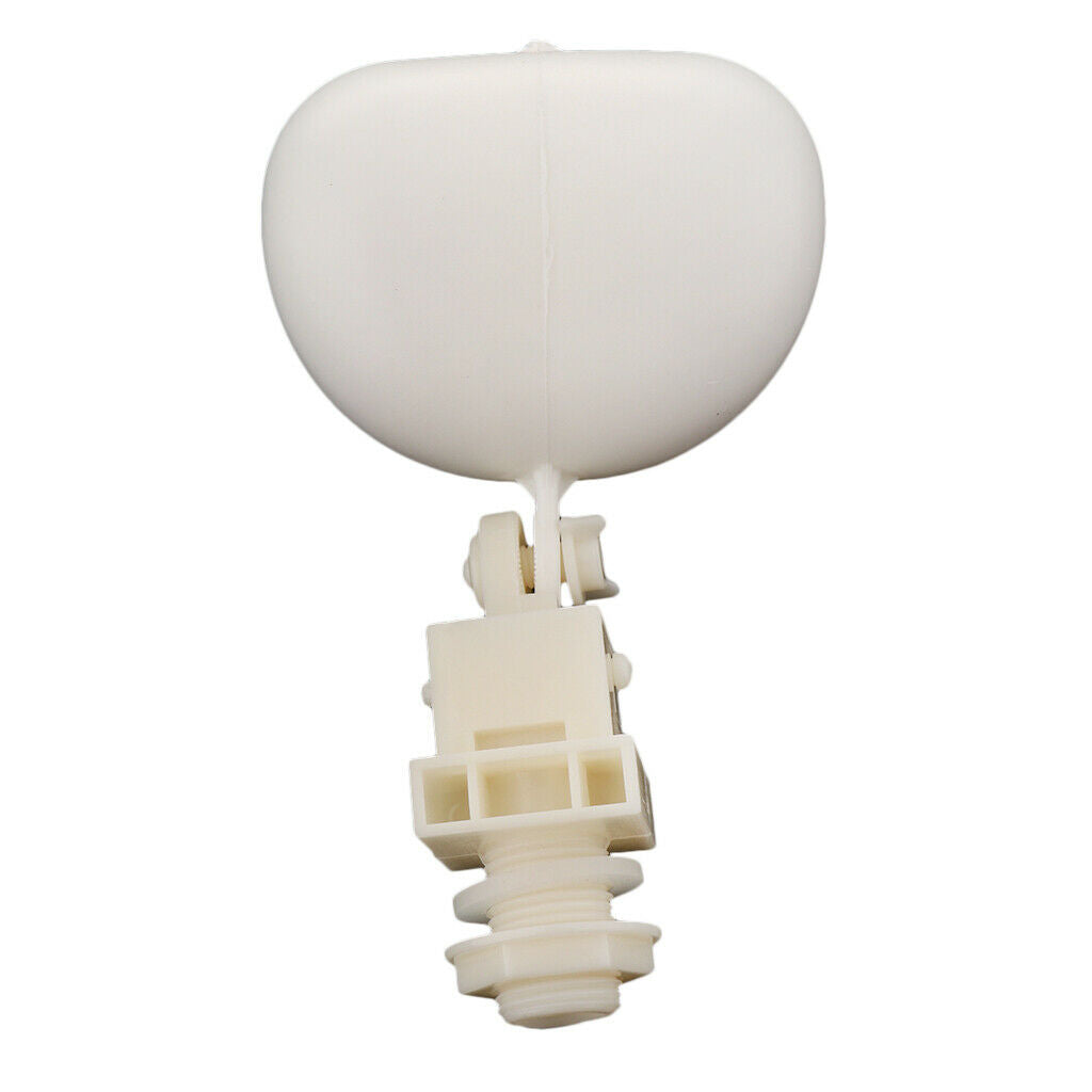 Plastic Float Valve for Water Tank Fountain, Auto Fill with Adjustable Arm White