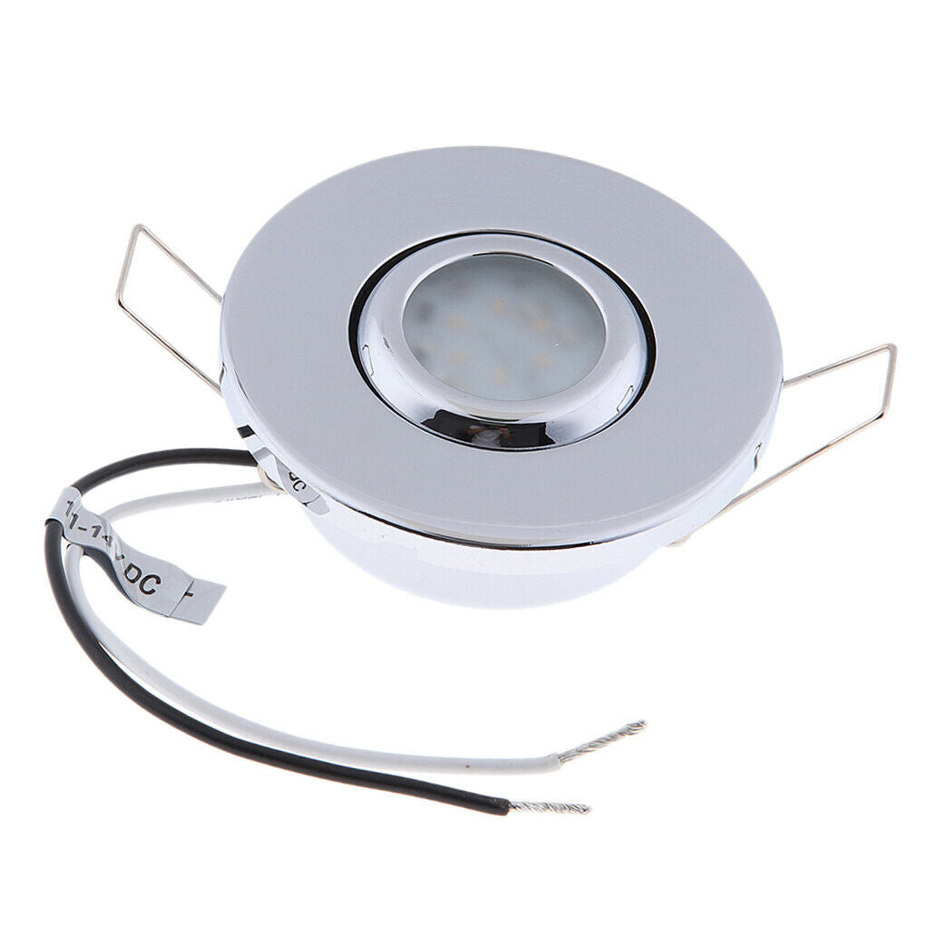 2.6" 12V 1.1W LED Recessed Ceiling Light Downlight Lamp Spotlight 3000K