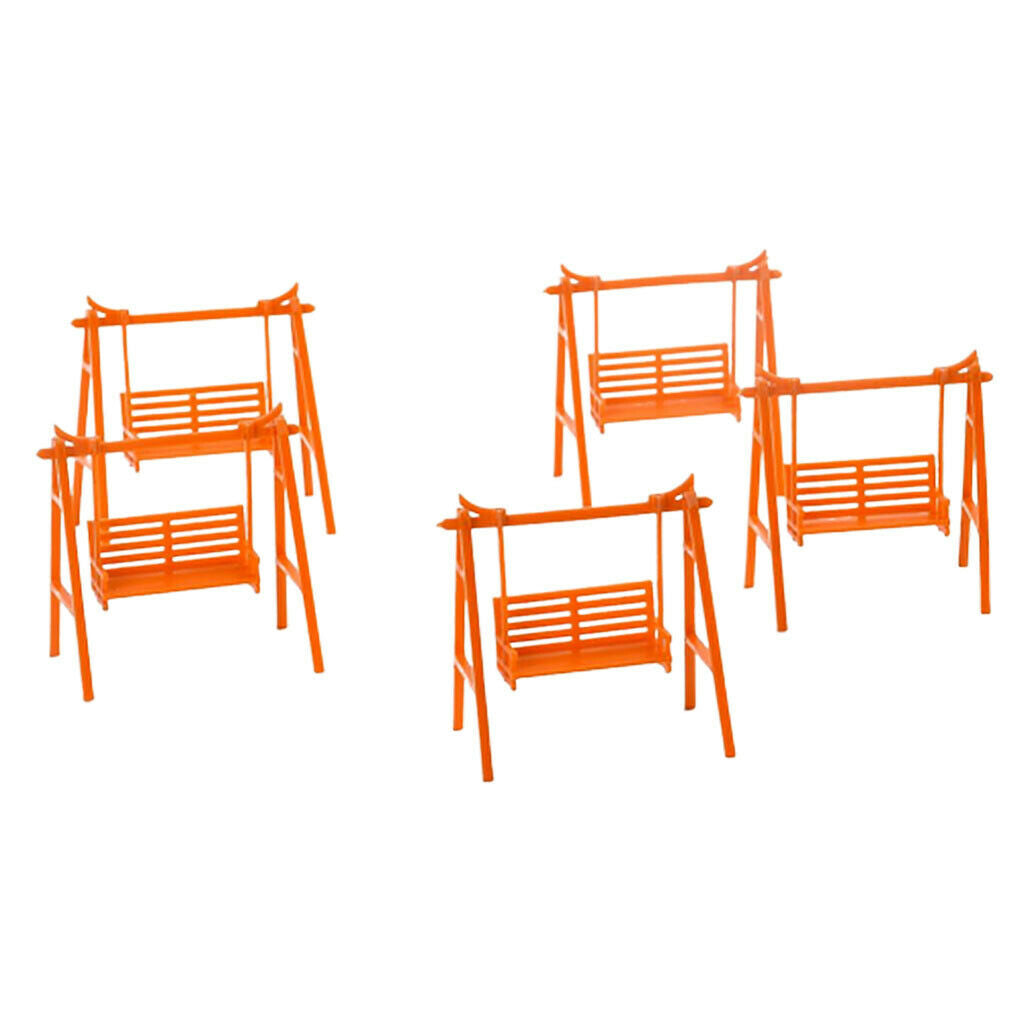 Minitures Ornament Decoration Furniture Toys Street Garden Decor Orange