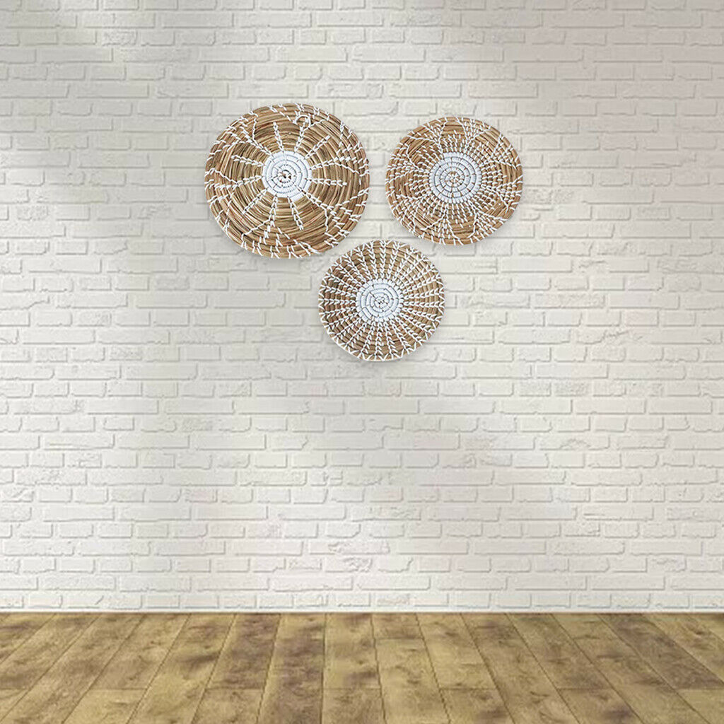Seagrass Decorative Bowl Rattan Decor Oversized for Coffee Table , Fruit