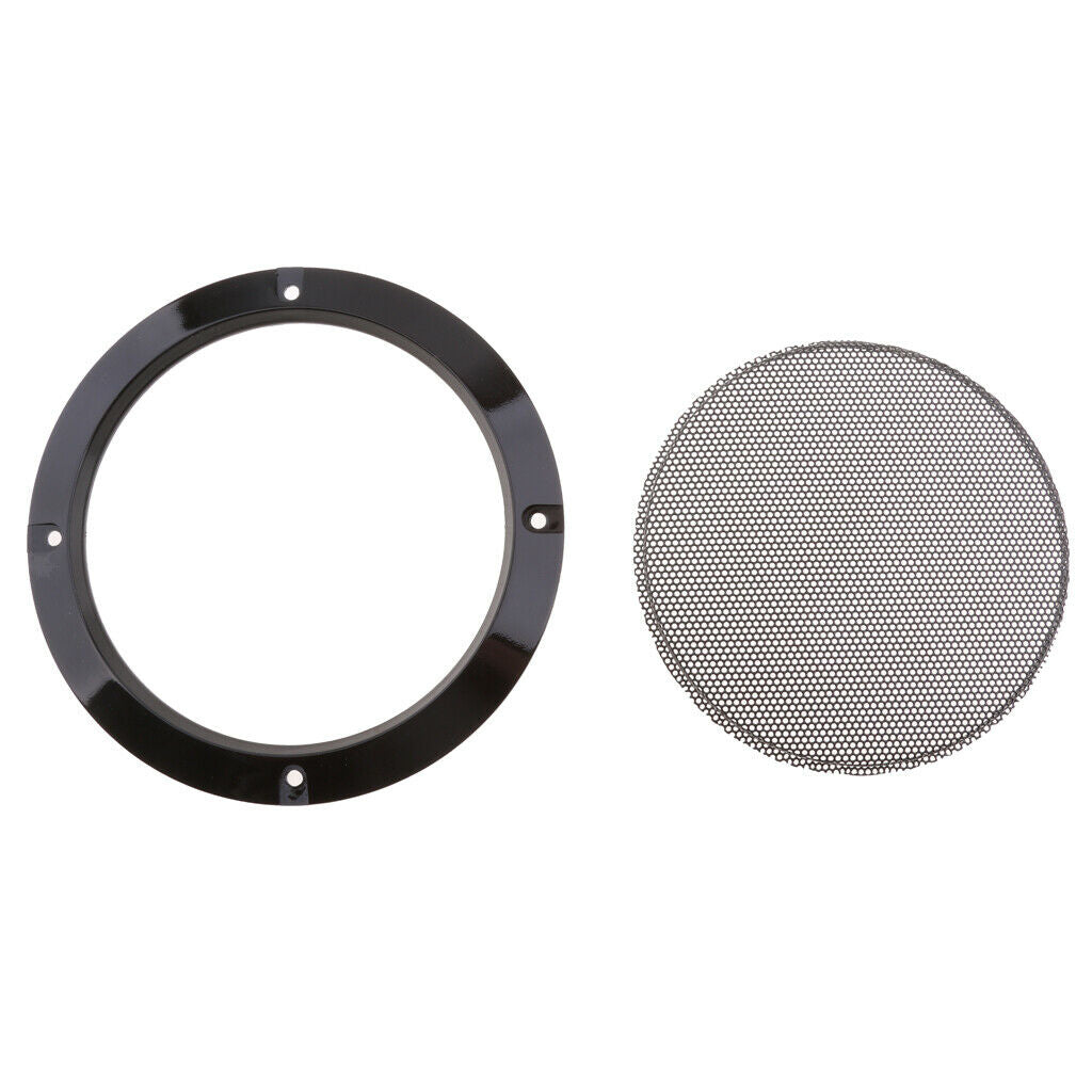 Universal Audio Speaker Grill Cover Decorative Circle With Mounting Screws