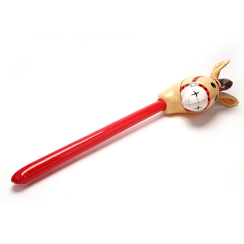 Inflatable Horse Heads Cowgirl Stick Outdoor Educational Children Kid Gif.l8