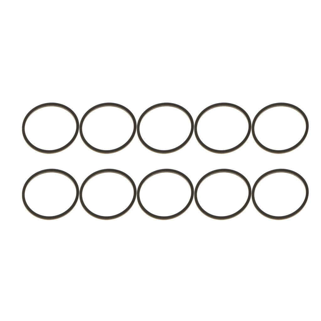 10 Pieces Rubber Ring Square Type Drive Motor Belts for XBOX 360 DVD Drive