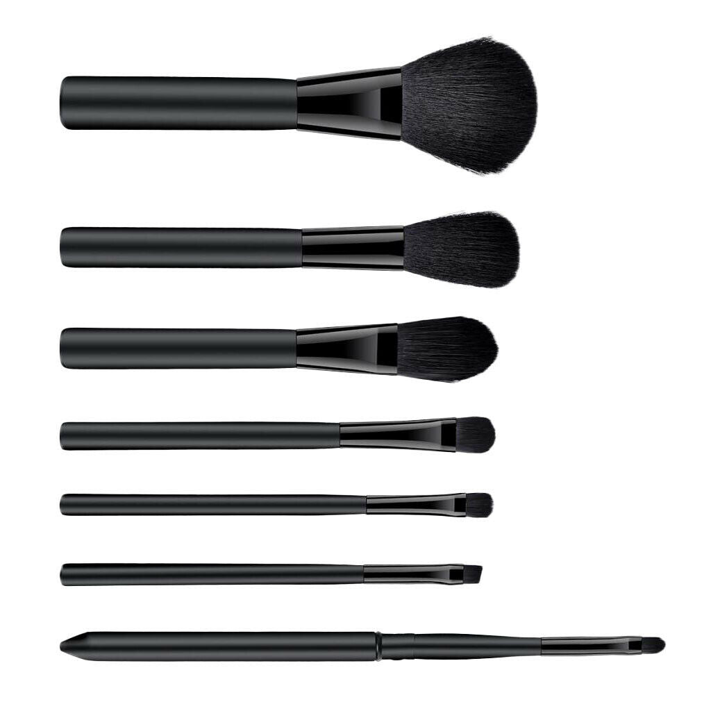 Makeup Brushes Set Concealer/Lip/Eyebrow Line/Powder/Foundation Brush Tool Black