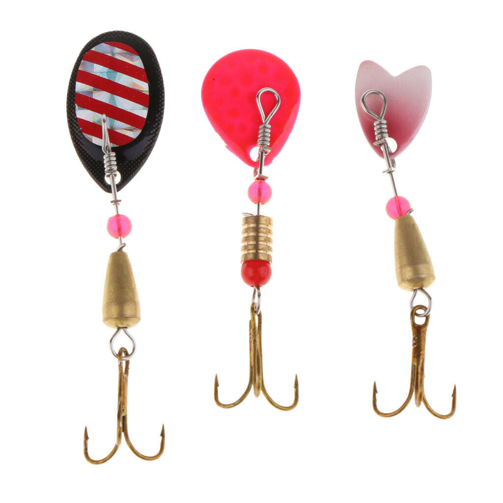30x   Multicolor   Spinners   Baits   Spinnerbait   Fishing   Lures   Artificial