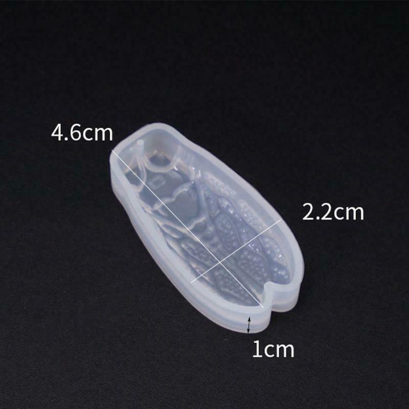 Crystal Epoxy Cicada Shape Silicone Mold DIY Handmade Jewelry Pendant Mould Tool