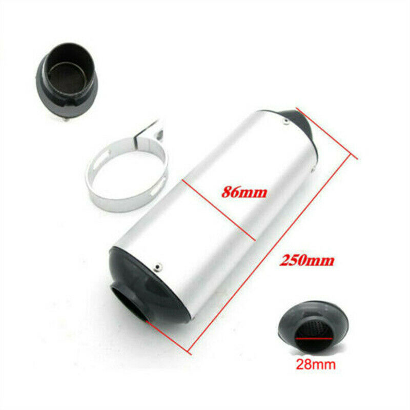 Muffler Exhaust Pipe For 90cc 110cc 125cc 150cc 160cc ATV Pit Bike Motorcycle