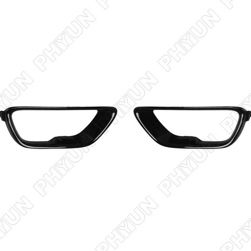 Black Car Fog Light Cover Lamp Frame Accessories For Jeep Grand Cherokee 2017-21