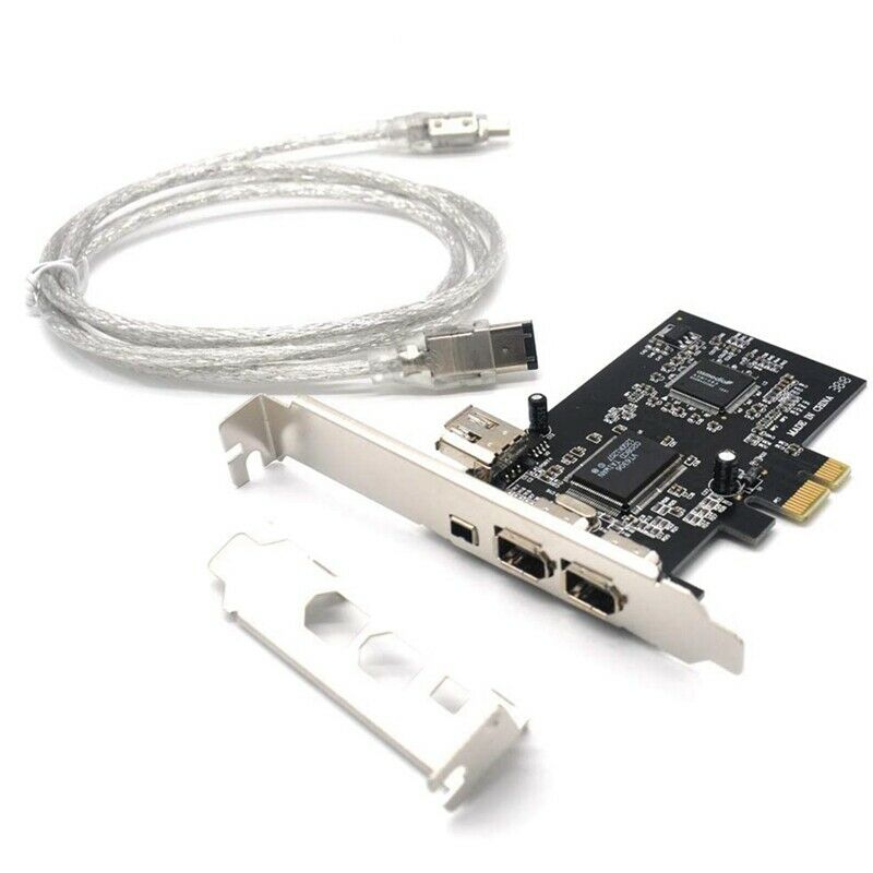 PCIe 3 Ports 1394A Firewire Expansion Card, PCI Express 1X to IEEE 1394 AdapS2C4