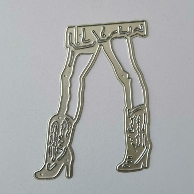 Sexy Legs Metal Cutting Dies Stencil DIY Scrapbooking Album Paper Card Template