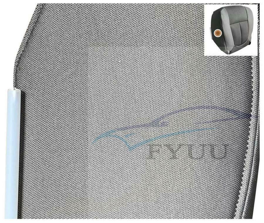 For Ford F150 11-14 Driver Side Bottom Replacement Leather Seat Cover Steel Gray
