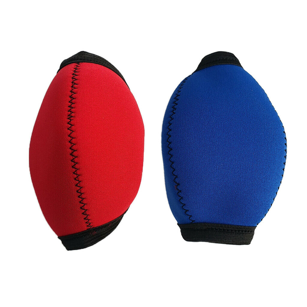 2Pcs Neoprene Pro Regulator Cover Dive Snorkeling Equipment Parts 12x8x0.3cm