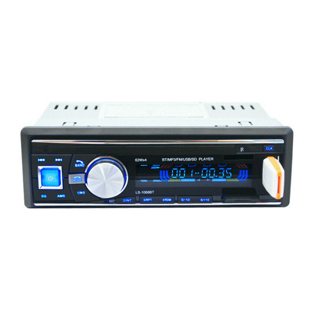 12V Car Stereo FM Radio MP3/MP4/MP5 Player Bluetooth Hands-free USB/SD