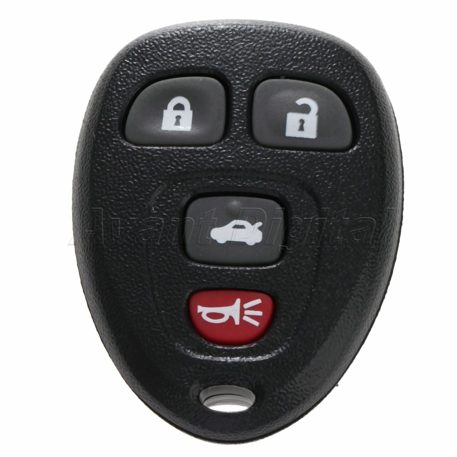 Remote Keyless Entry Shell Fob Case Pad For Chevrolet Pontiac Buick 4 Buttons