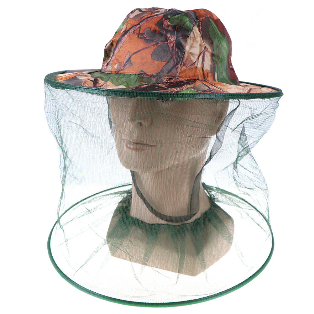 Camouflage outdoor fishing hat mosquito net beekeeping hat YA .l8