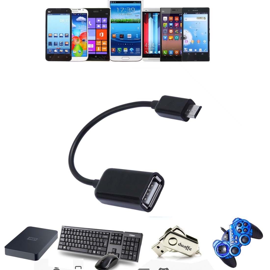 Premium USB  OTG Adapter Cable Cord For ASUS T100TAF B12 Bing DK001B Tablet_gm