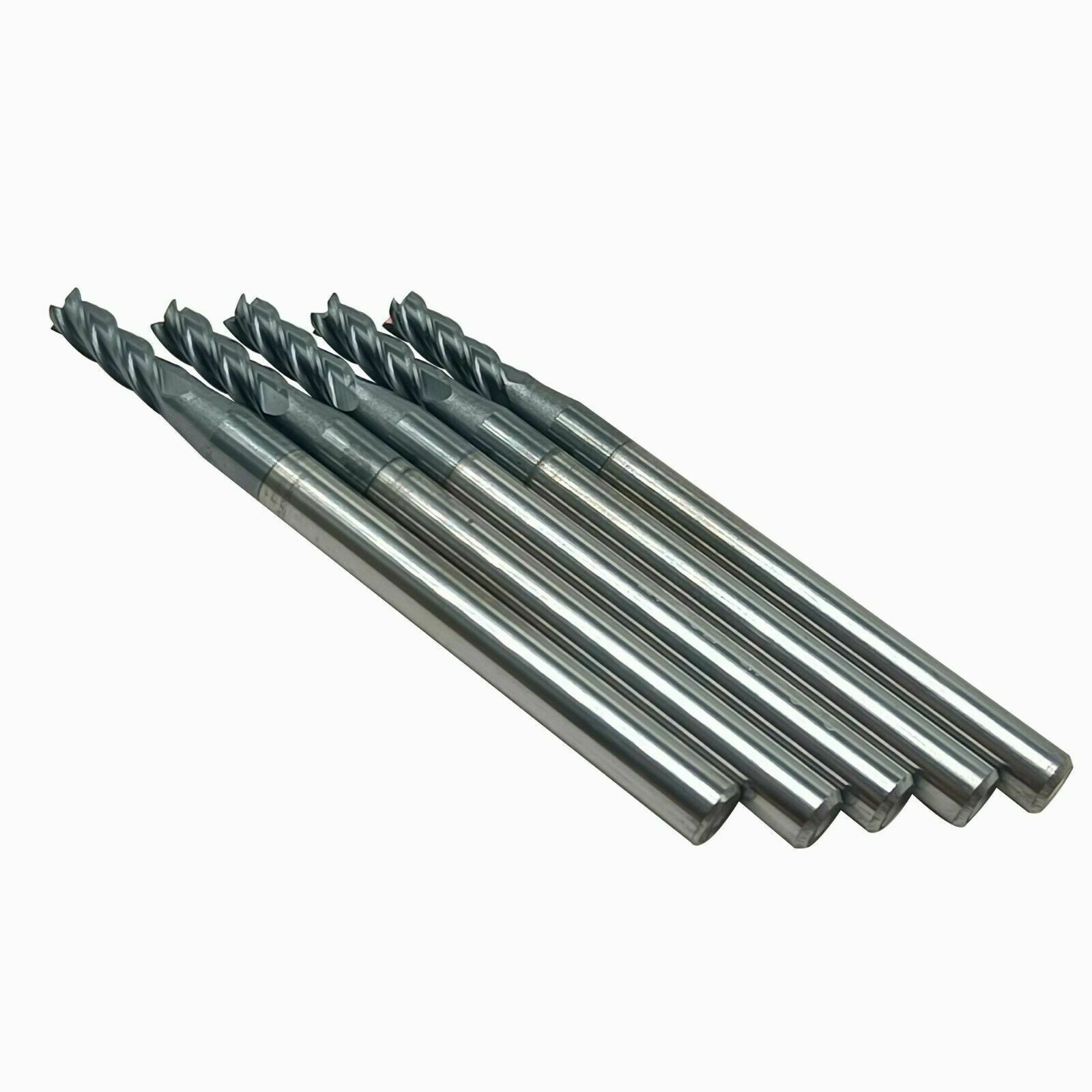 2PCS HRC60° φ3×50-4F 3mm 4Flute Tungsten steel Carbide End Bits Milling Cutter