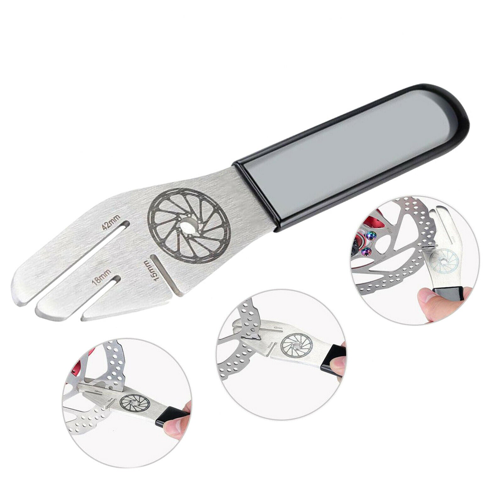 Durable Bicycle Disc Brake Rotor Alignment Wrench MTB Road Bike Repair Tool