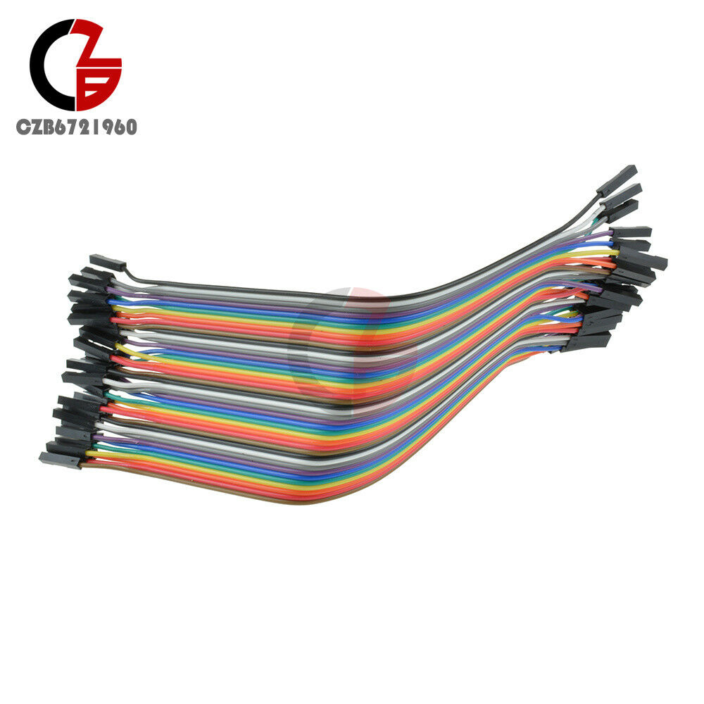 80PCS Dupont Wire Female to Female Connector Cableï¼Œ2.54mm 1P - 1P For Arduino