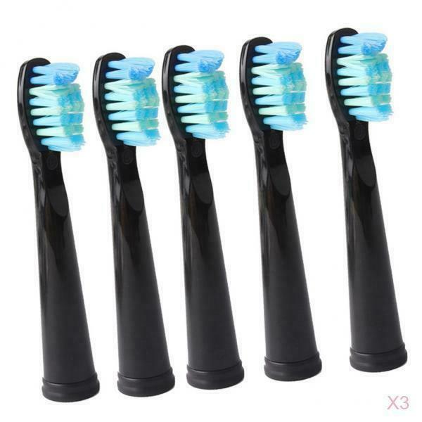 Pack Of 15 Sonic Replacement Tools Soft  Tooth