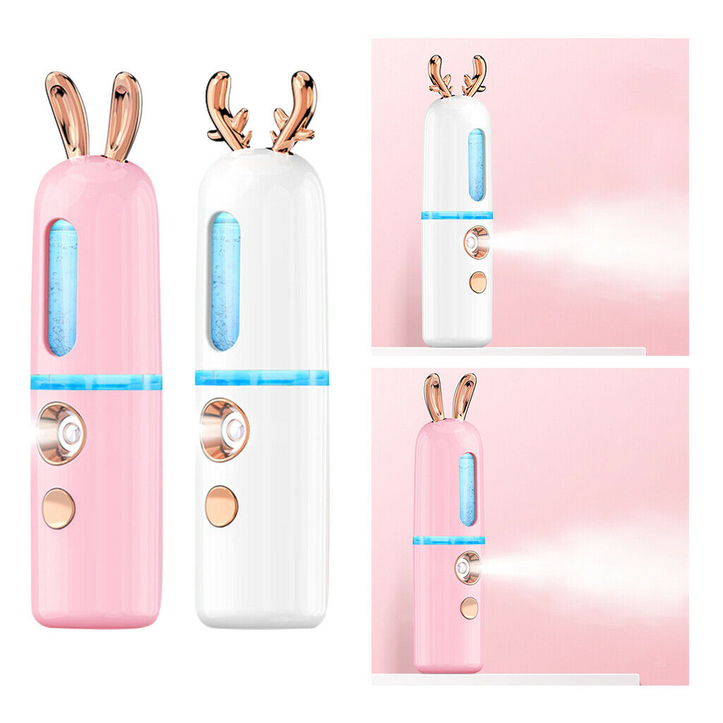 2Pieces Facial Nano Spray Hydrating Nano Steaming Moisturizing Salon Beauty