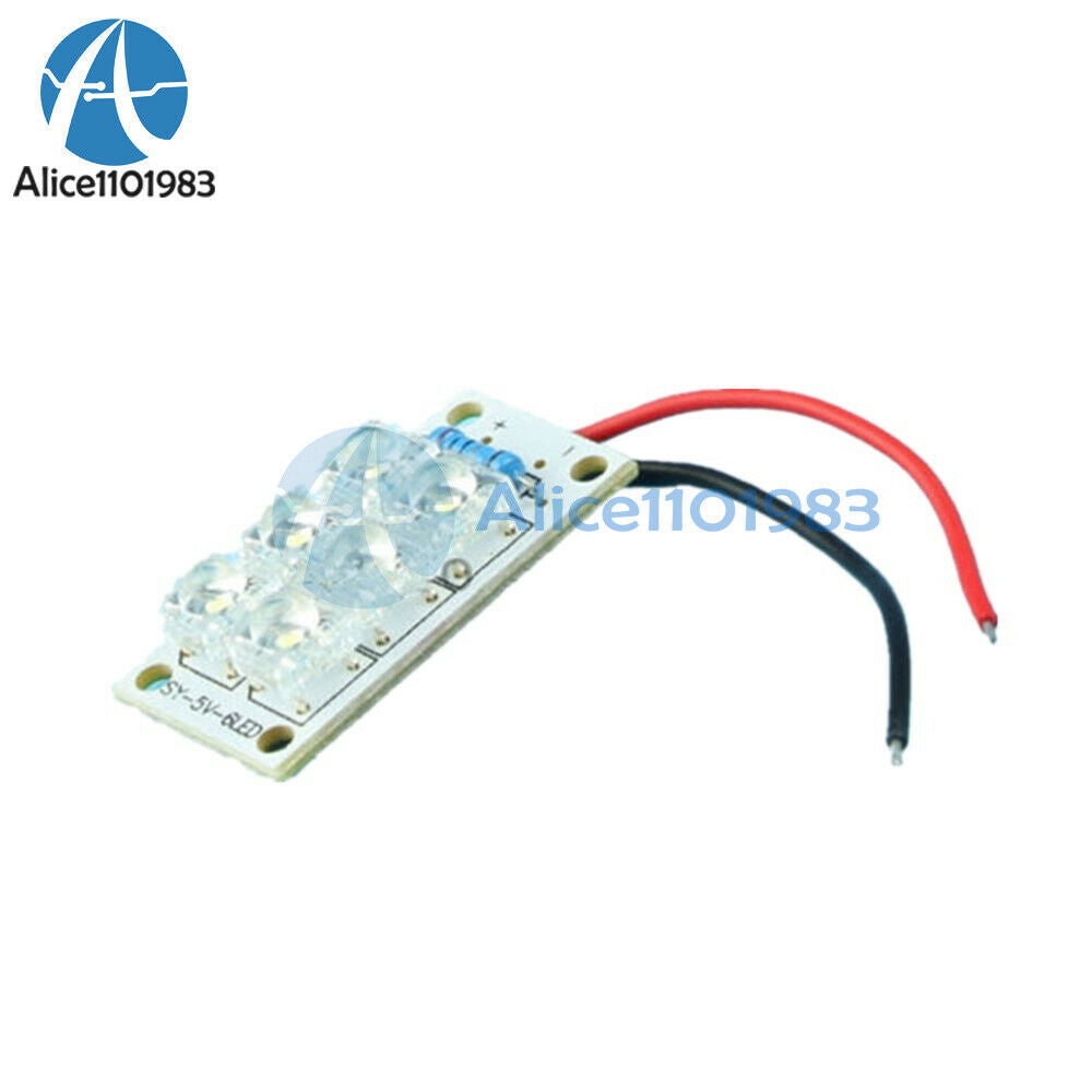 5V Led Light Panel Board White 6 Piranha Night Lights Lamp